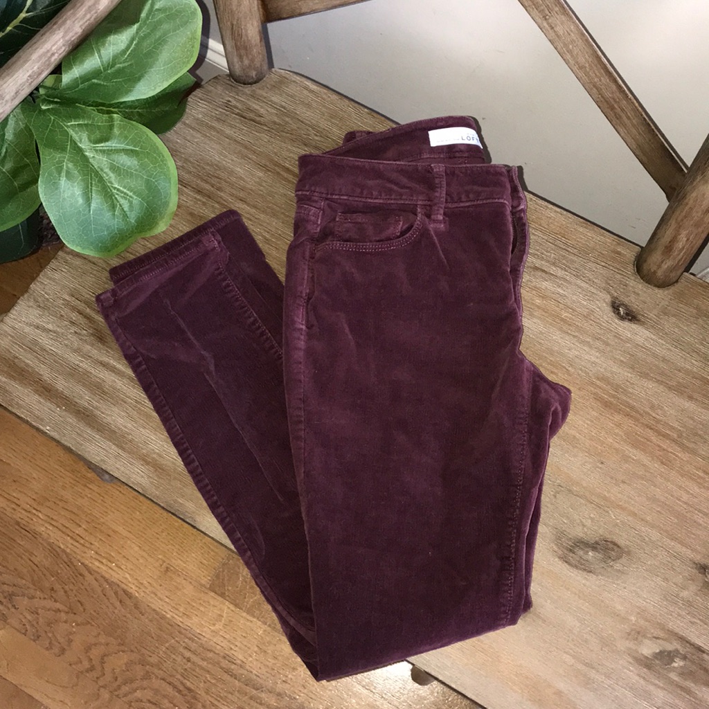 Loft Skinny Corduroy Pants